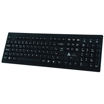 Teclado USB Clone 9203 Preto Led Azul  - R$: 22,00